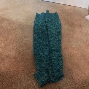 Lululemon long legwarmer socks